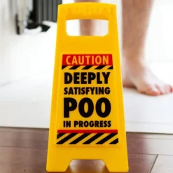 Advarselsskilt Satisfying Poo