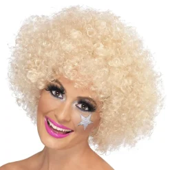 Afroparykk Blond