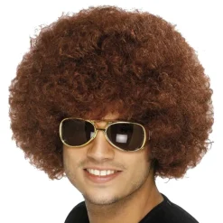 Afroparykk Brun