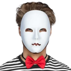 Ansiktsmaske Mimekunstner Hvit