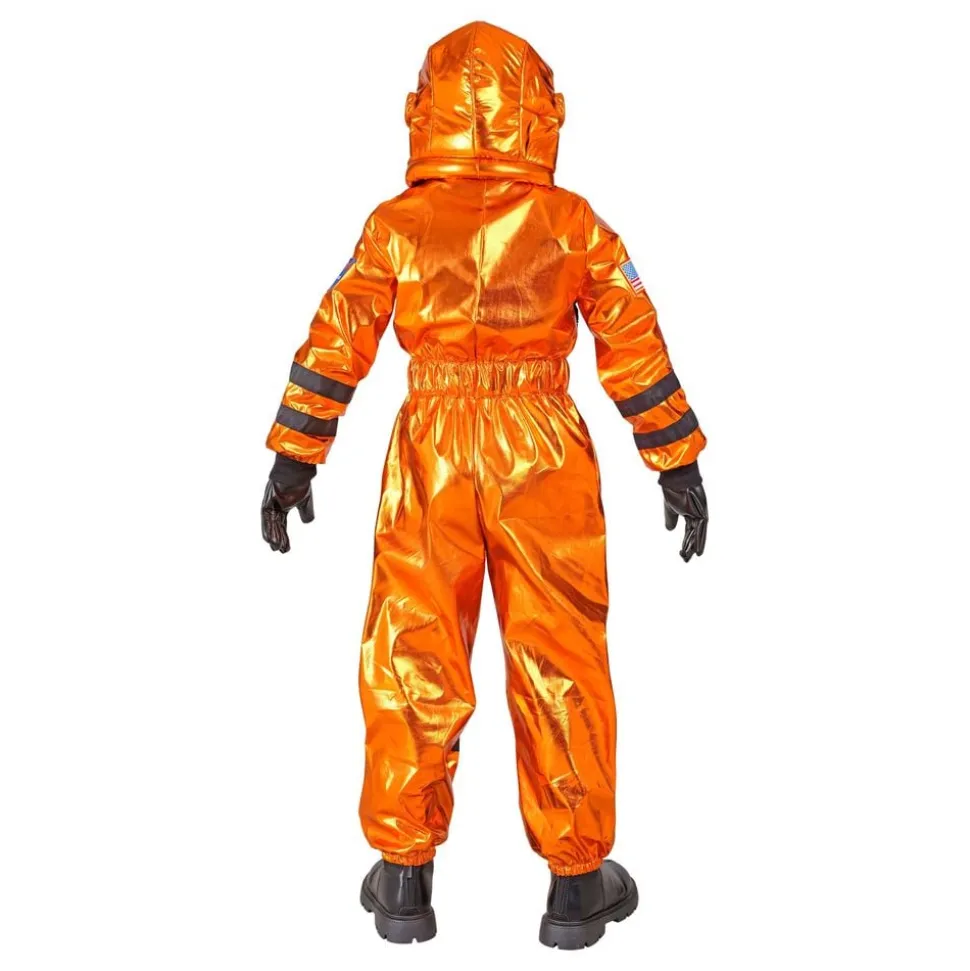Astronaut Orange Metallic Barn Kostyme