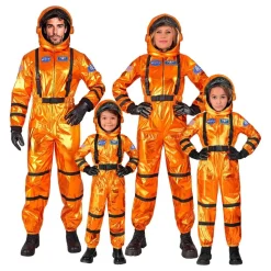 Astronaut Orange Metallic Barn Kostyme