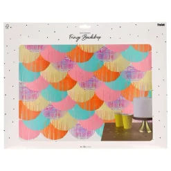 Backdrop Fringe Pastell