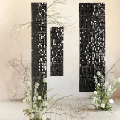 Backdrop Paljettpanel Svart