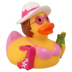 Badeand Kvinnelig Turist