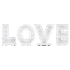 Ballongboks Love Hvit