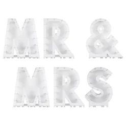 Ballongboks Mr & Mrs Hvit