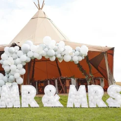 Ballongboks Mr & Mrs Hvit