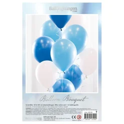 Ballongbukett Babyblå