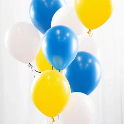 Ballongbukett Blå/Gul