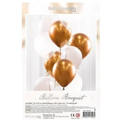 Ballongbukett Gull/Krom