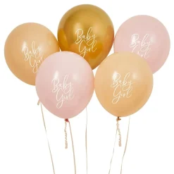 Ballonger Baby Girl Gull/Rosa