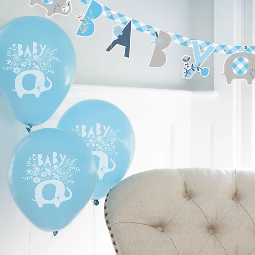 Ballonger Blå Baby Elefant