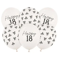 Ballonger Happy 18 med Rosetter