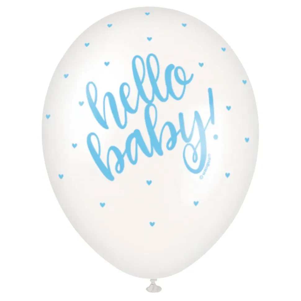 Ballonger Hello Baby Blå