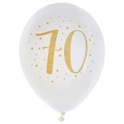 Ballonger 70 Hvit/Gull