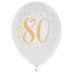 Ballonger 80 Hvit/Gull