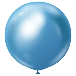 Ballonger Professional Gigantiske Blå Chrome