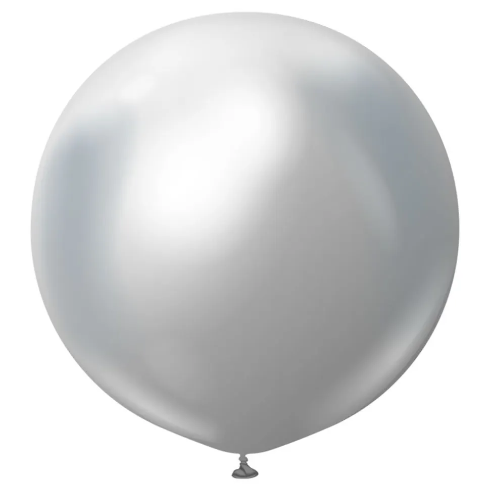 Ballonger Professional Gigantiske Sølv Chrome