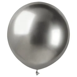 Ballonger Shiny Silver Runde Store