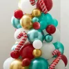 Ballongfigur Juletre Rød/Grønn