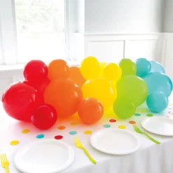 Ballonggirlander & Konfetti Regnbue