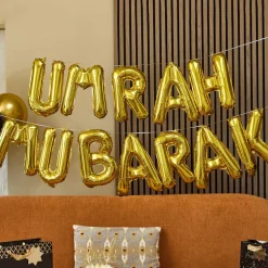 Ballonggirlander Umrah Mubarak Gull