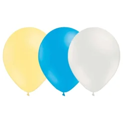 Ballongkombinasjon Hvit/Elfenben/Lyseblå