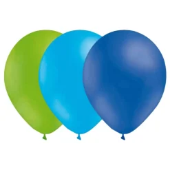 Ballongkombo Limegrønn/Lyseblå/Blå