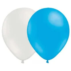 Ballongkombo Lyseblå/Hvit