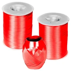 Ballongsnor Metallic Rød