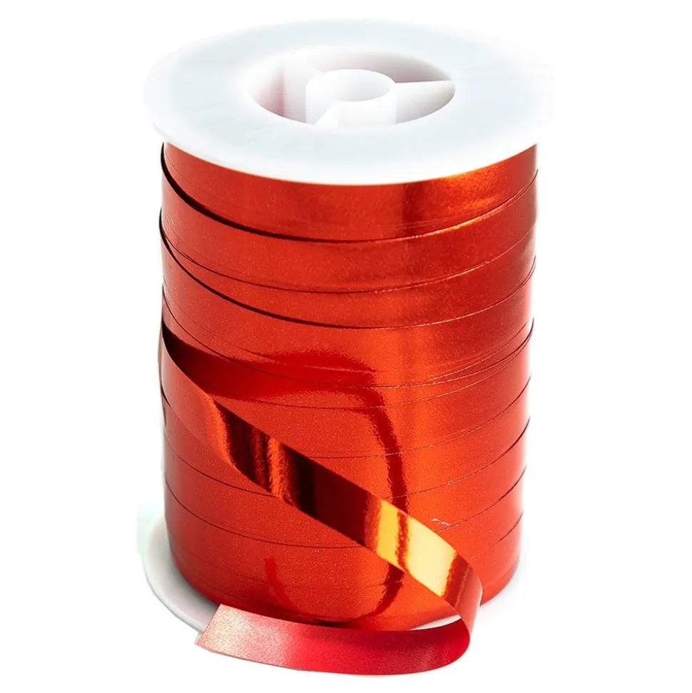Ballongsnor Metallic Rød