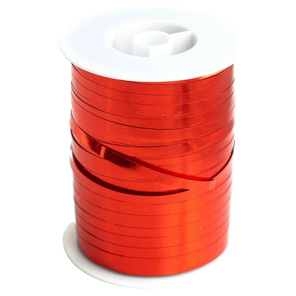 Ballongsnor Metallic Rød