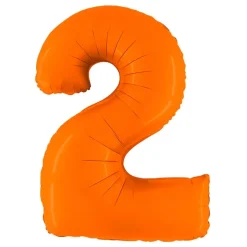 Ballongtall Matt Oransje