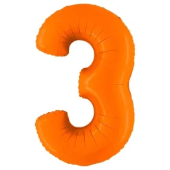 Ballongtall Matt Oransje
