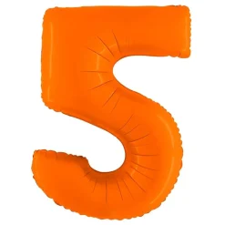 Ballongtall Matt Oransje