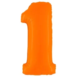 Ballongtall Matt Oransje