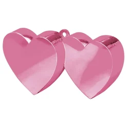 Ballongvekt Doble Hjerter Rosa