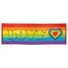 Banner Love Regnbuefarget