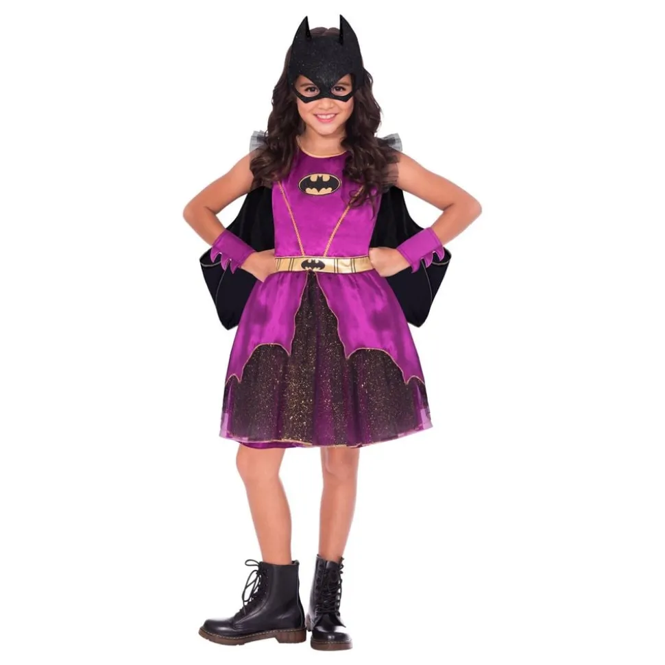 Batgirl Lilla Kjole Barn Kostyme