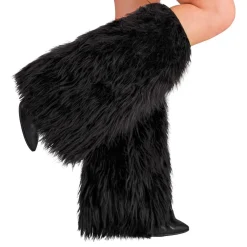 Beinvarmere Fluffy Svart