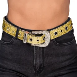 Belte med Glitter Gull