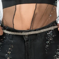 Belte med strass