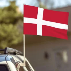 Bilflagg Dansk Flagg