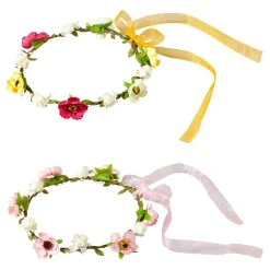Blomsterkrans med bånd