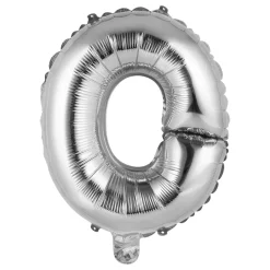 Bokstavballong Mini Sølv Metallic