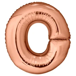 Bokstavballong Roségull Metallic
