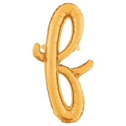 Bokstavballong Script Gull