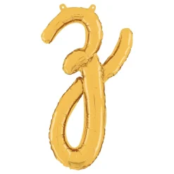 Bokstavballong Script Gull