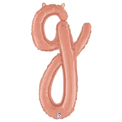 Bokstavballong Script Roségull